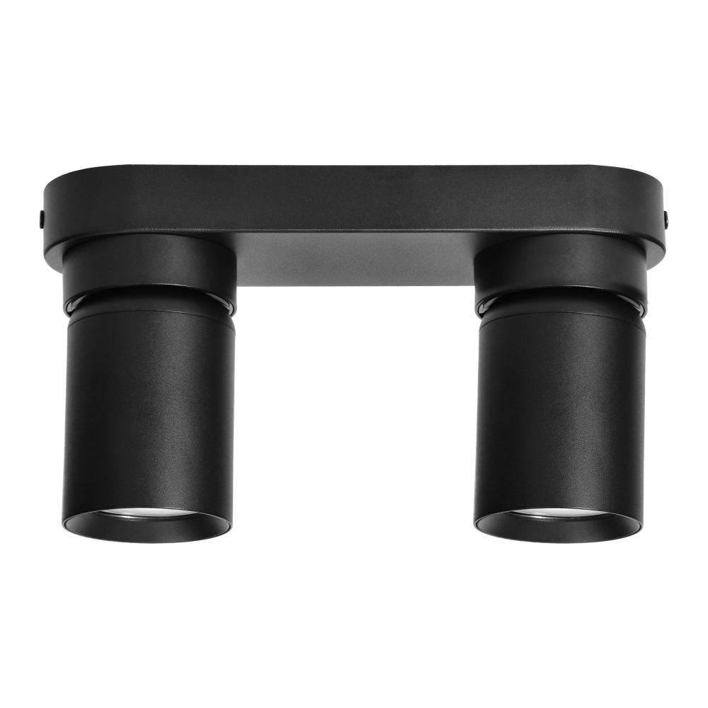 MALTA SP 2, wall and ceiling light, GU10 max. 2x12W, IP20, black